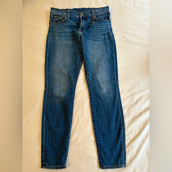 7 For All Mankind, size 30, fitted blue jeans - Picture 6 of 6